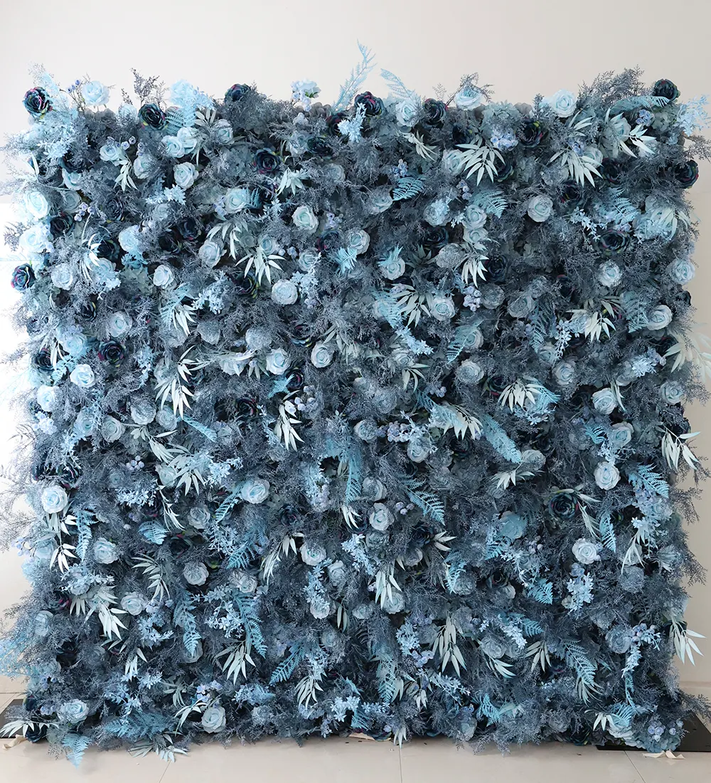 Adonis Blue — Make a bold statement for our Adonis Blue flower wall