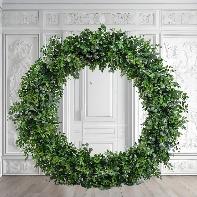 Heavenly — A green archway heavy with foliage, cool and calm, beautiful under an overcast sky