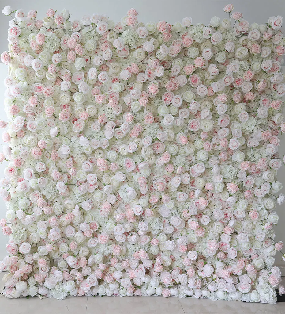 Pink Blush — Welcome southern charm to your event with our pink blush flower wall rental