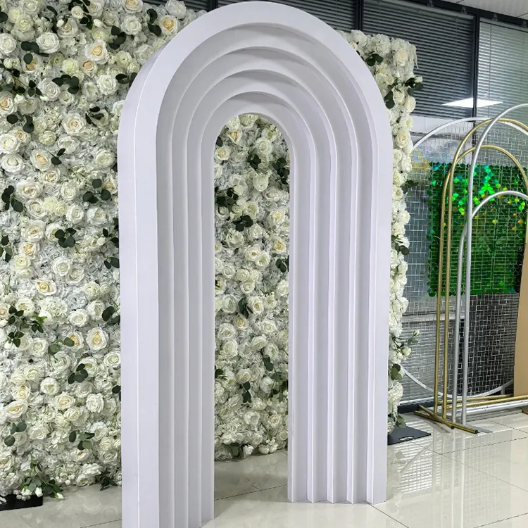 Rainbow — A layered three-dimensional panel backdrop with real depth in the shadow lines